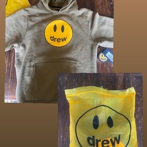 Midnight Olive size 10 mini drew mascot hoodie.